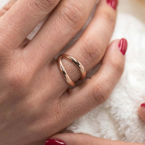 Gold goldring mit - mit, Öffnung