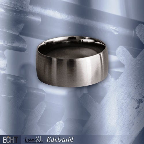 Ring edelstahl matt breit - ring,