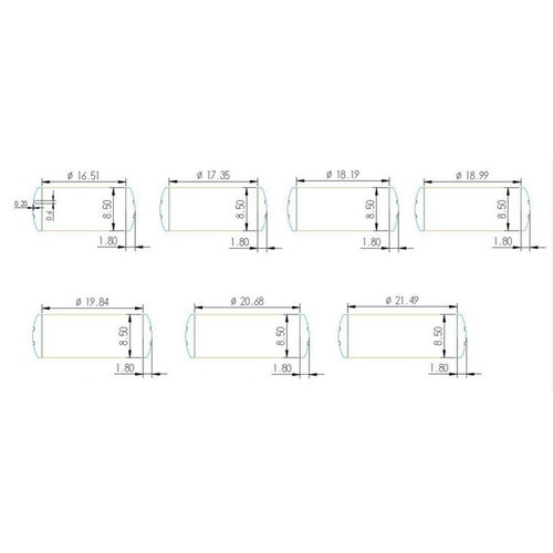 Teiliges set schlichter - 7,