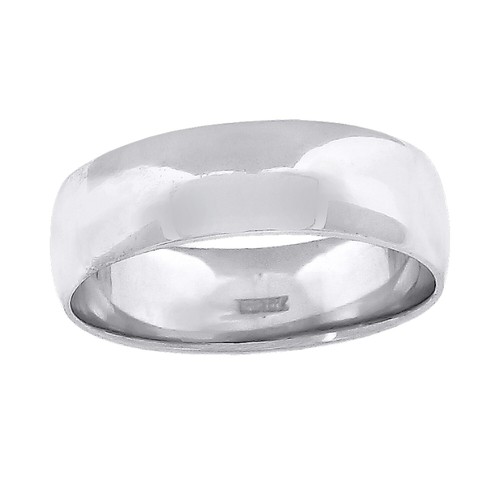 10k weißgold unisex massiv - 10k,
