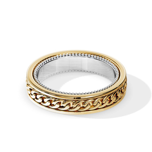 Gold schlicht verlobungsring - gold,