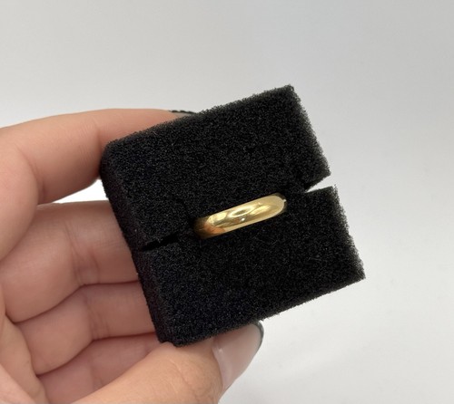 Vintage double ring vergoldet - double,