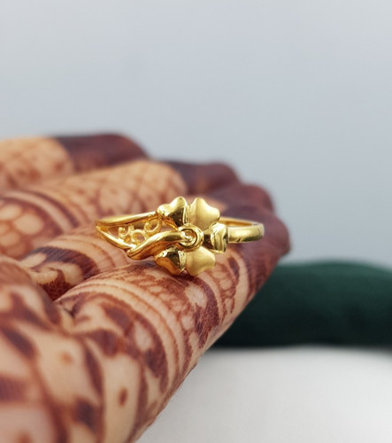Ehering gold 22k schlicht - gold,